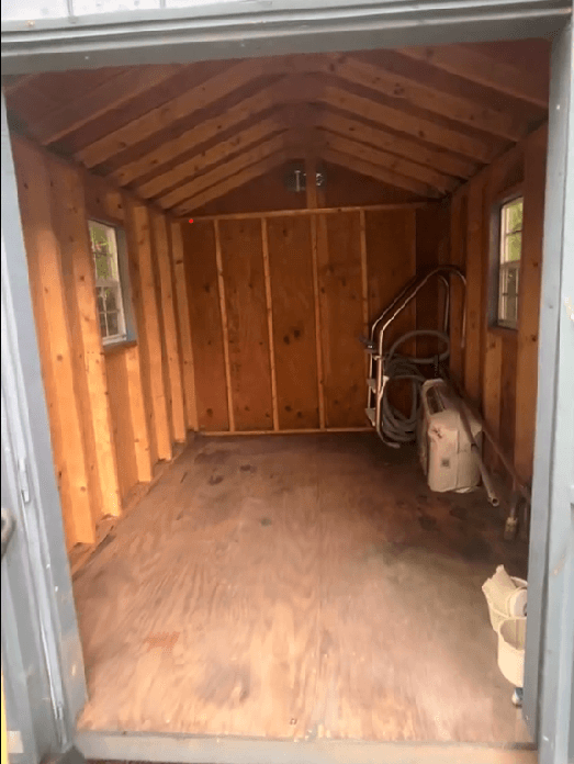 After: cleared space